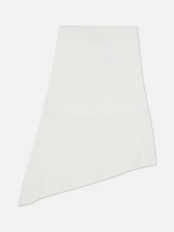 Asymetryczna spódnica midi z koronki