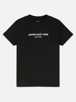 Bawełniany T-shirt z nadrukiem