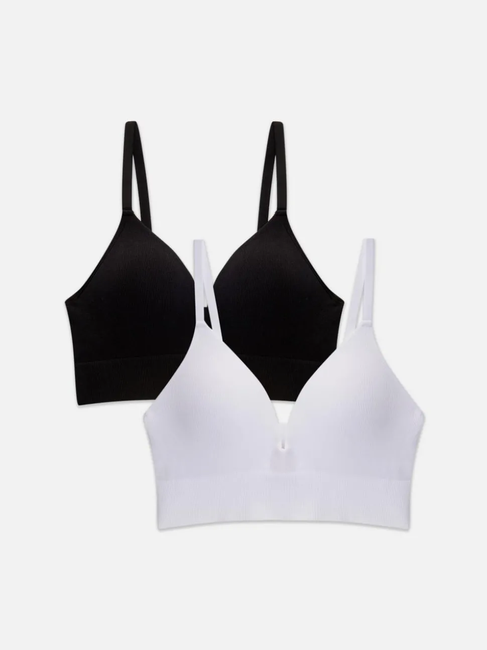 Biustonosze push-up bez fiszbin, 2 szt.