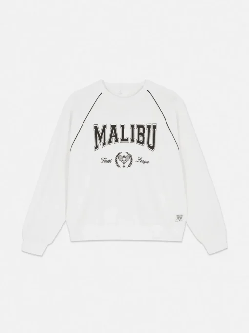 Bluza z napisem Malibu