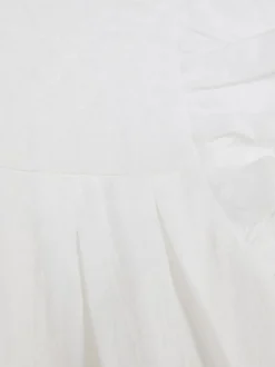 Bluzka z długim rękawem i żabotem