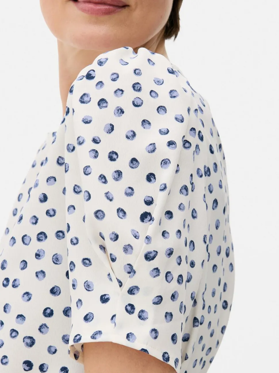 Bluzka z krótkim rękawem w kwiaty