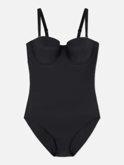Body modelujące z lycry z miseczkami