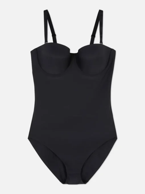 Body modelujące z lycry z miseczkami