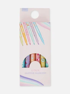 Brokatowe markery, 6 szt.