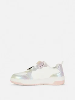 Buty sportowe z metalicznym wzorem i motywem Disneya