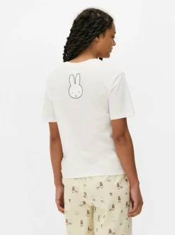 Dżersejowa góra od piżamy z motywem Miffy