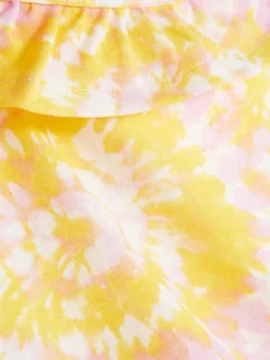 Dżersejowa sukienka bez rękawów ze wzorem tie-dye