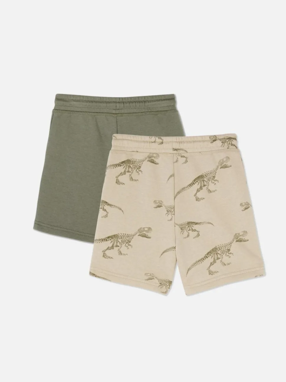Dżersejowe szorty ściągane sznurkiem, 2 pary