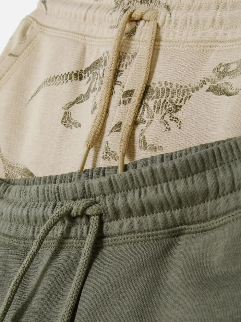 Dżersejowe szorty ściągane sznurkiem, 2 pary