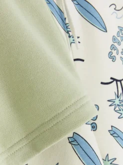 Dżersejowe szorty ściągane sznurkiem, 2 pary