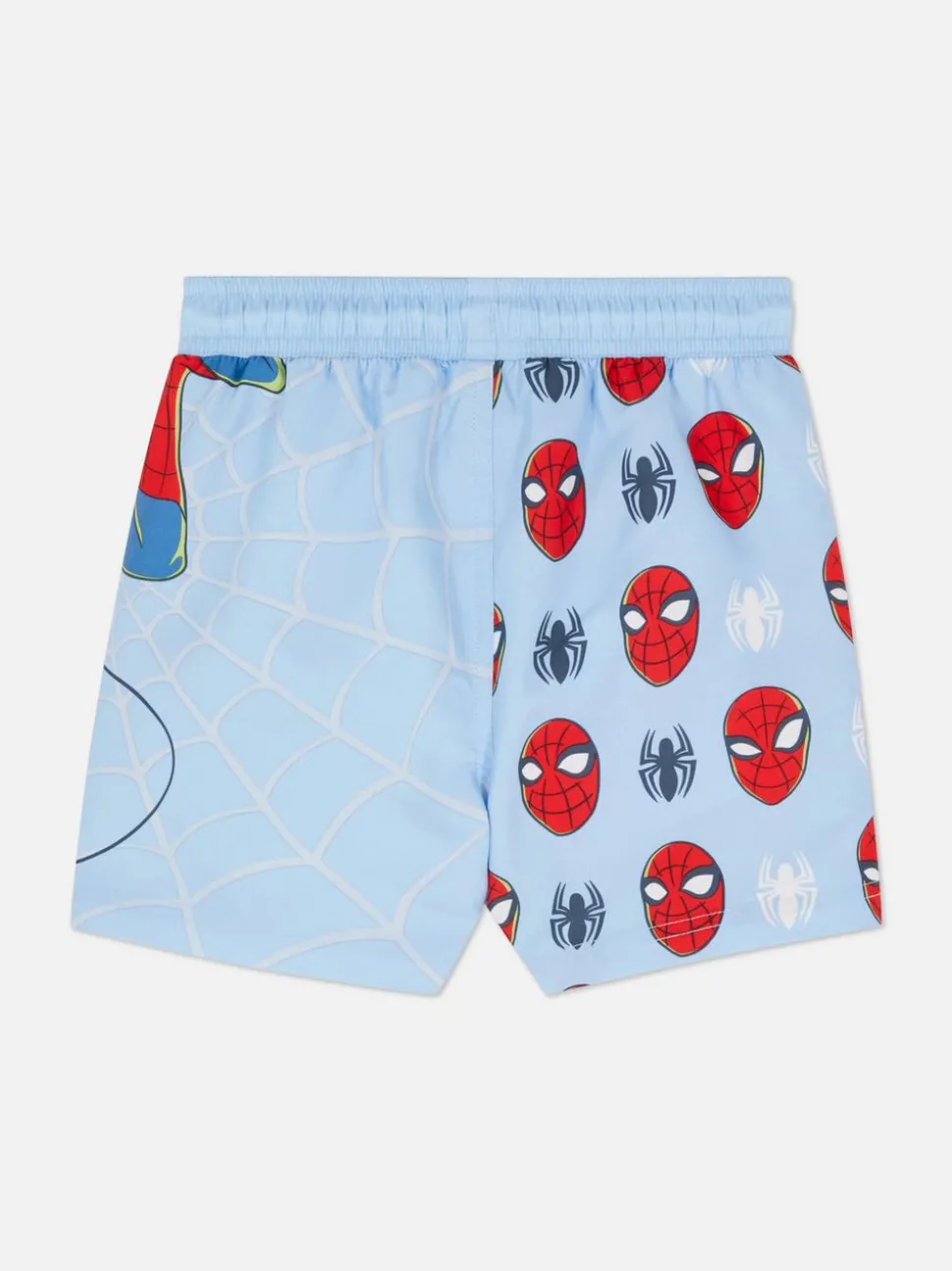 Długie szorty ze sznurkiem i motywem Marvela