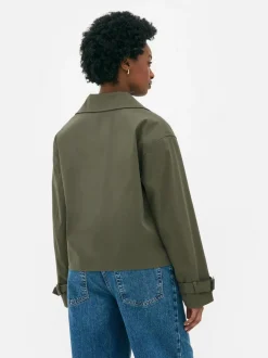 Dwurzędowa kurtka o pudełkowym kroju