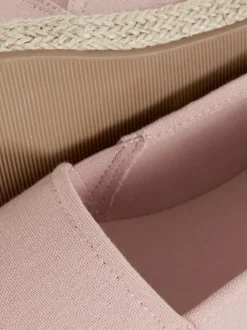 Espadryle z podeszwą z juty