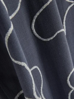 Flokowana koszula Kem z abstrakcyjnym wzorem