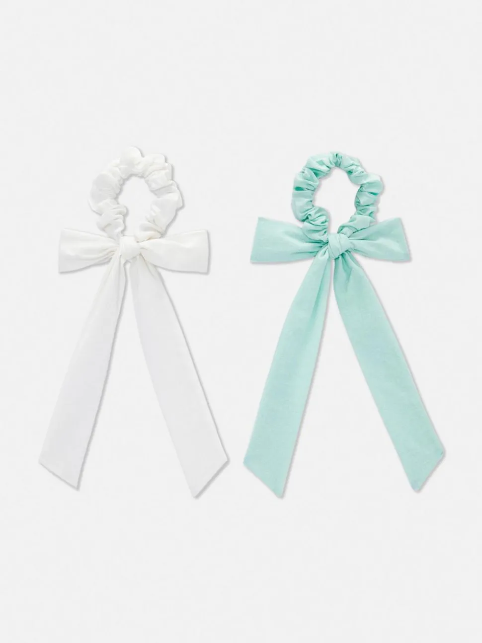 Gumki owijki do włosów z kokardką, 2 szt.
