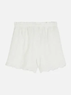 Haftowane szorty z dżerseju