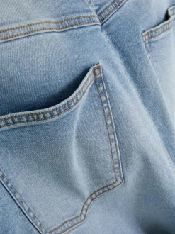 Jeansowa spódnica midi