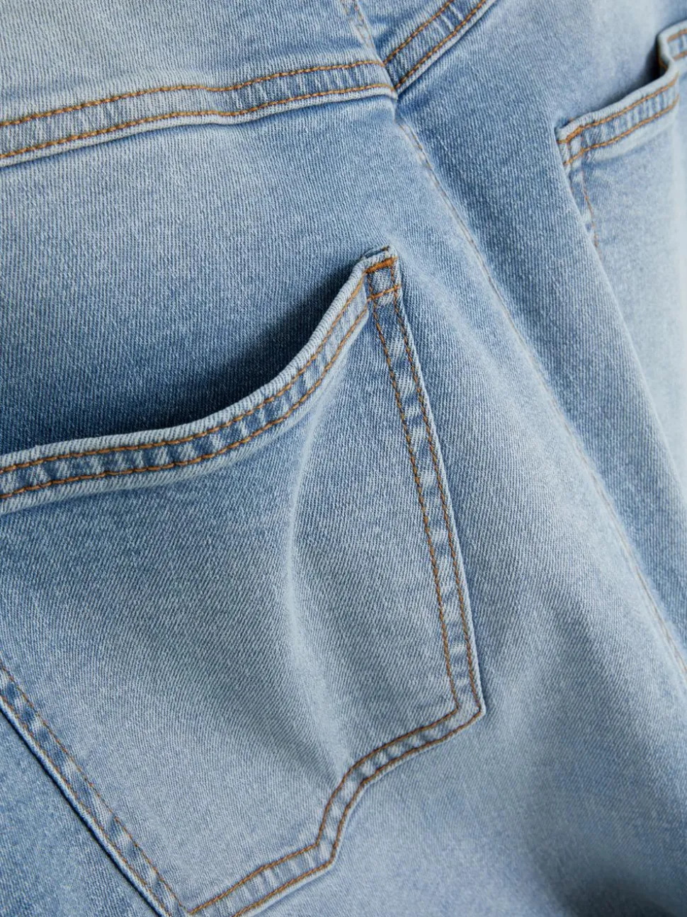 Jeansowa spódnica midi