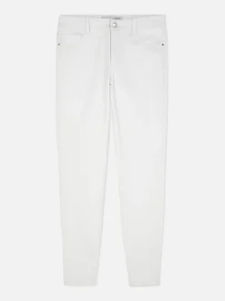 Jeansy ze średnim stanem o kroju skinny | standard