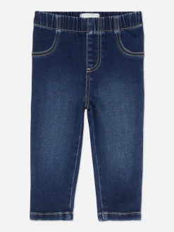 Jegginsy jeansowe