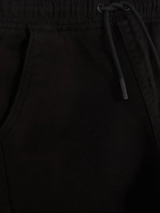 Joggery jeansowe ściągane sznurkiem