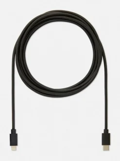 Kabel z końcówkami USB-C i Lightning o długości 2 m