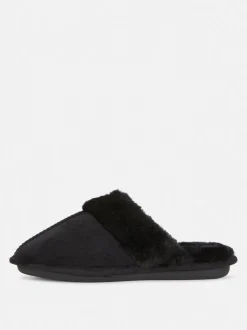Kapcie ze sztucznego zamszu
