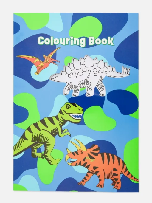 Kolorowanka z dinozaurami