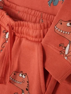 Komplet z bluzą i spodniami dresowymi ze sznurkiem