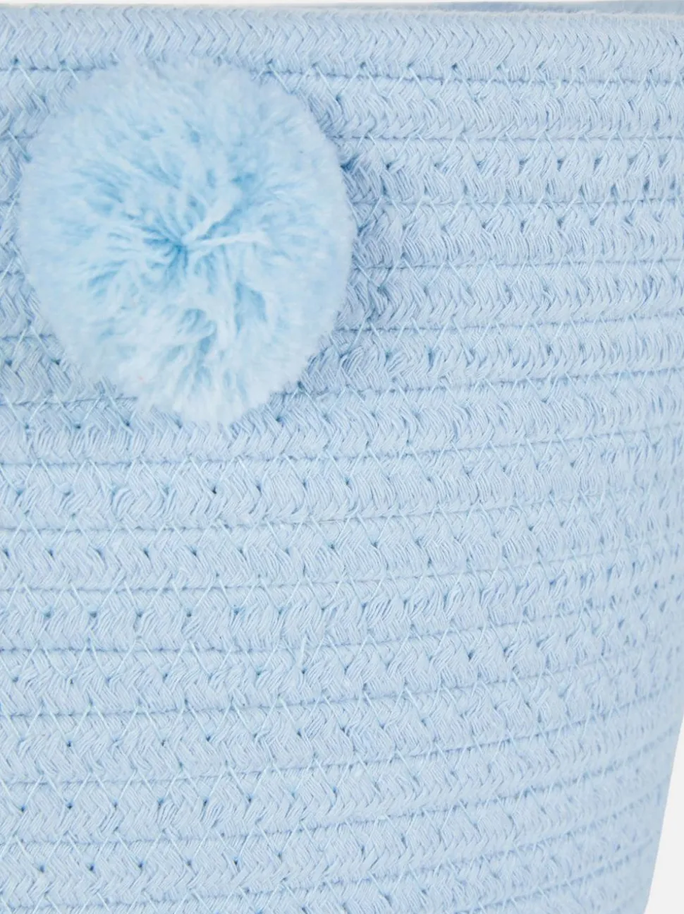 Kosz do przechowywania z pomponami