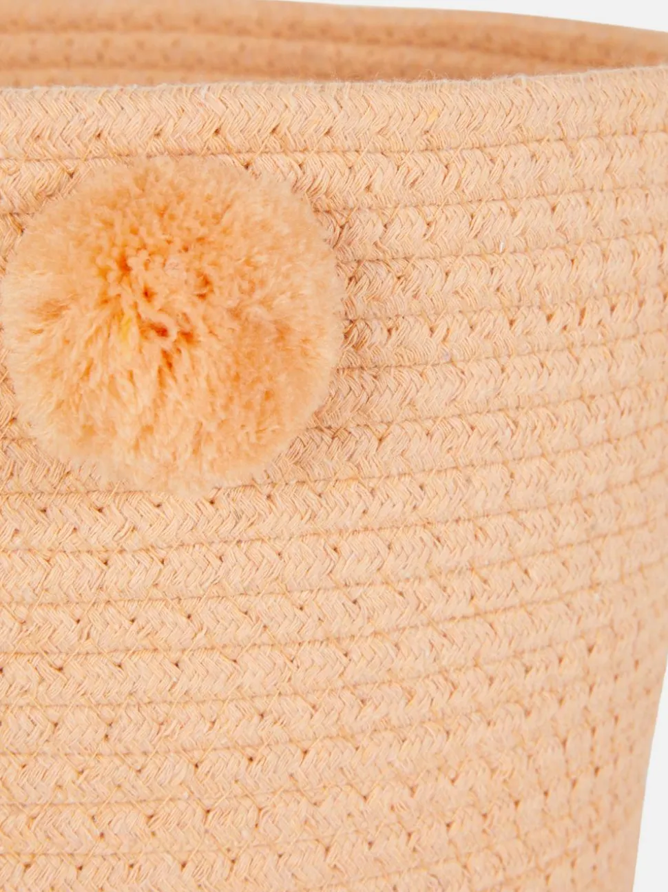 Kosz do przechowywania z pomponami