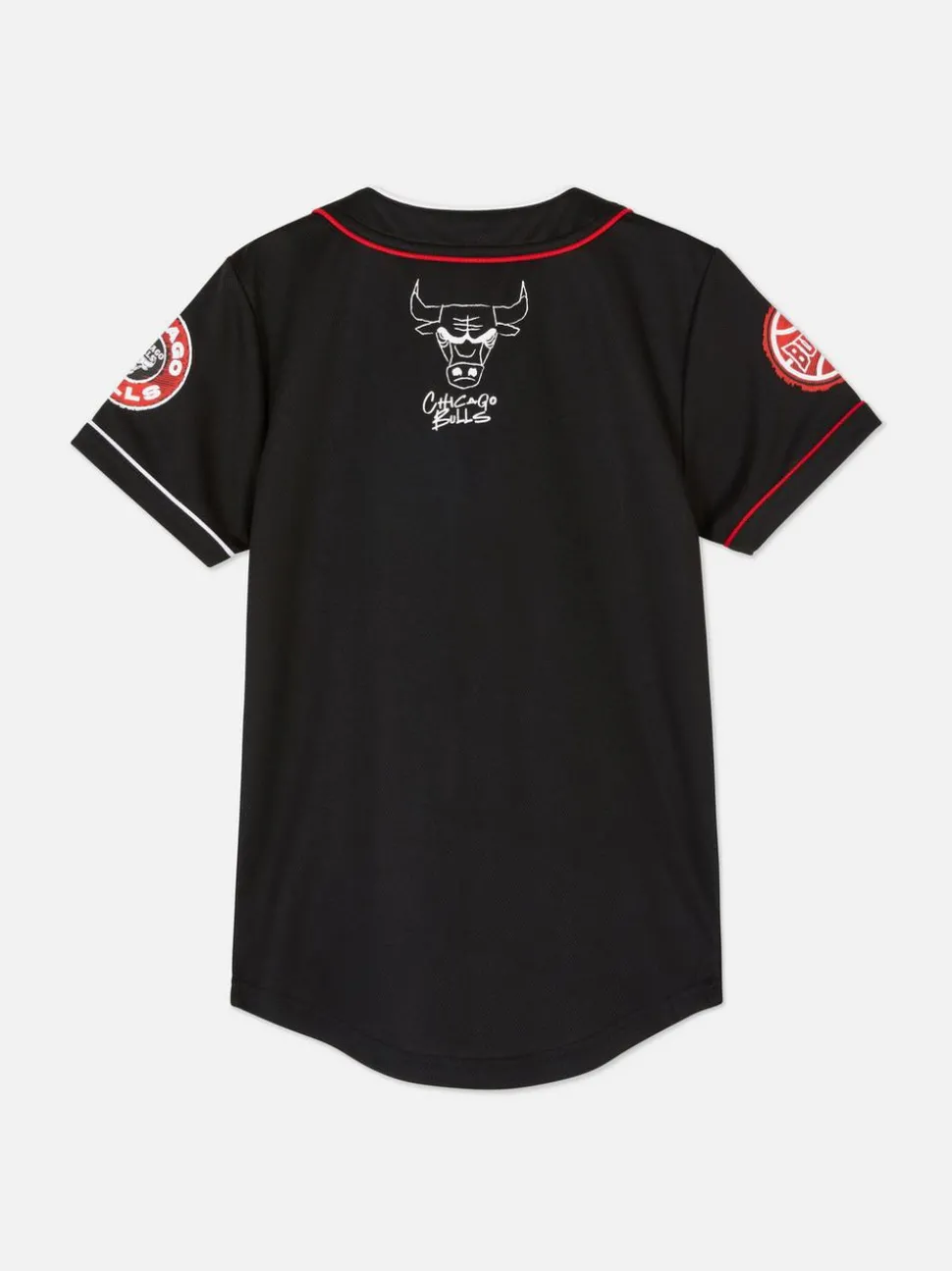 Koszula bejsbolowa z motywem NBA Chicago Bulls