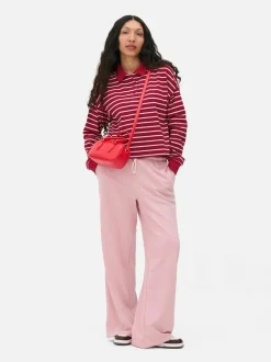 Koszula rugby w paski z długim rękawem