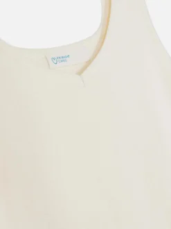 Koszulka bez rękawów z dekoltem w serek