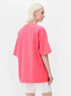 Koszulka oversize z napisem