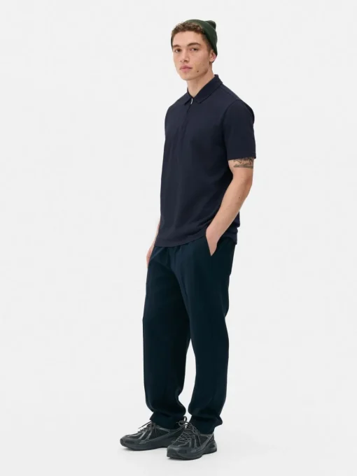 Koszulka polo z tkaniny seersucker