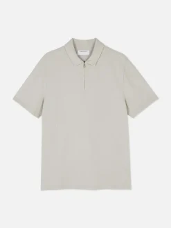 Koszulka polo z tkaniny seersucker