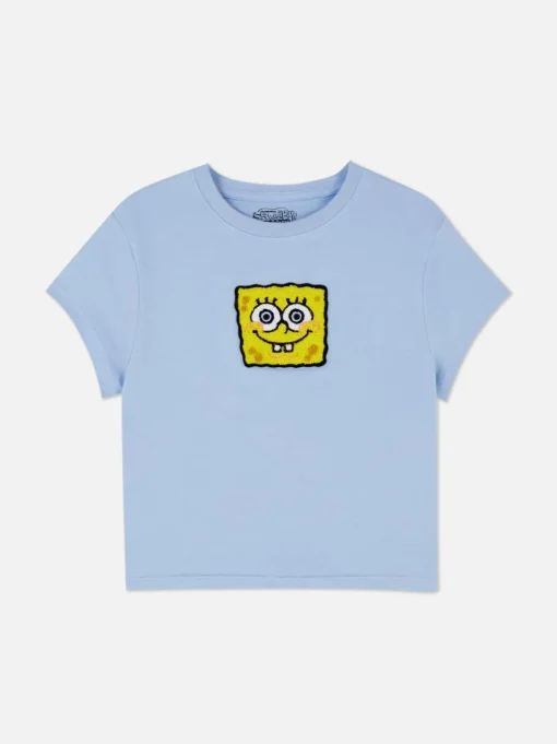 Krótka góra od piżamy z motywem SpongeBoba