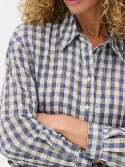 Krótka koszula z długim rękawem