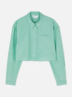 Krótka koszula z naszywaną kieszenią