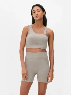 Krótki asymetryczny top Kappa x Primark