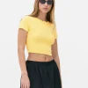 Krótki T-shirt w paski