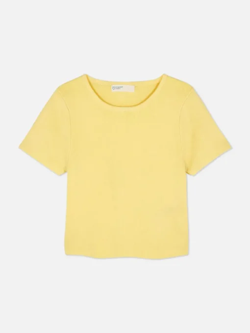 Krótki T-shirt w paski