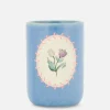 Kubek ceramiczny w kwiaty