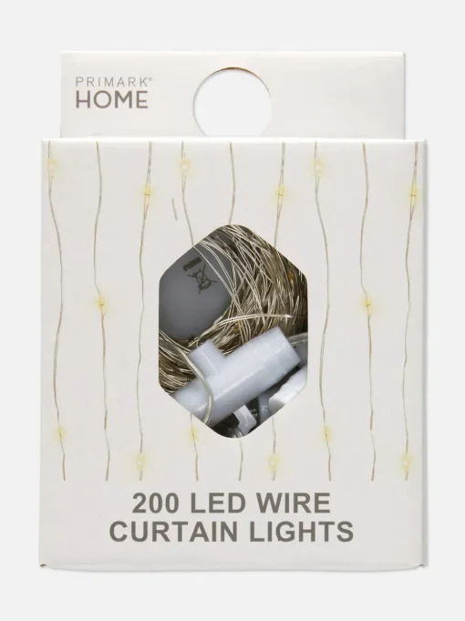 Kurtyna świetlna, 200 lampek LED