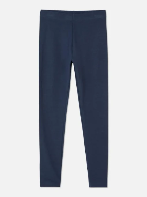 Legginsy w jednolitym kolorze