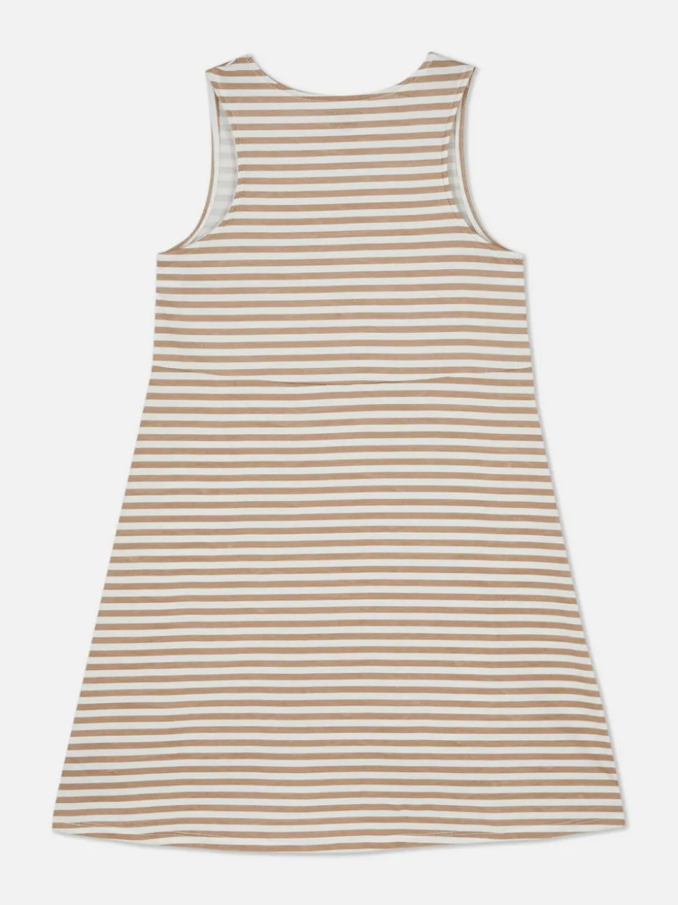 Letnia sukienka w paski bez rękawów