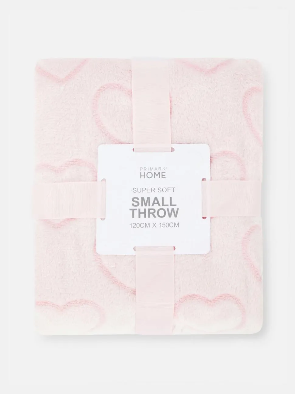 Miękka narzuta w serduszka