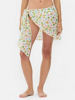 Mini sarong z nadrukiem